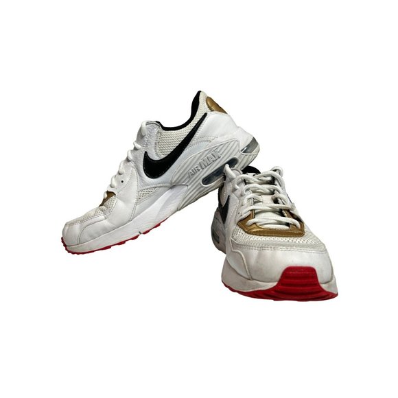 Nike Air Max Shoes - Nike Air Max Excee Running‎ Shoes Womens Size 10 White Gold Black CD5432-118